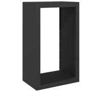 vidaXL Leñero de Acero Negro 60x40x100 cm
