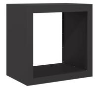 vidaXL Leñero de Acero Negro 60x40x60 cm