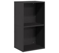 vidaXL Leñero Negro 40x30x75 cm Acero Laminado en frío