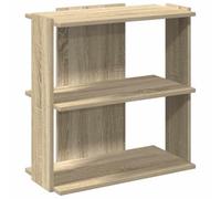 vidaXL Librería 3 estantes Madera ingeniería Roble Sonoma 60x30x60 cm