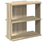 vidaXL Librería 3 estantes Madera ingeniería Roble Sonoma 60x30x60 cm