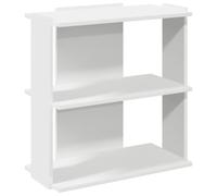 vidaXL Librería 3 Niveles Madera ingeniería Blanco 60x30x60 cm