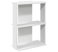 vidaXL Librería 3 niveles de madera de ingeniería blanca 60x30x80 cm