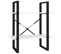 vidaXL Librería de 2 niveles 60 x 30 x 70 cm Blanco