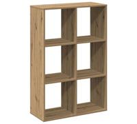 vidaXL Librería divisora Madera Roble Artisan 69,5x29x103,5 cm, estantería, estantería para Libros, librerías, estantería para Libros, librería