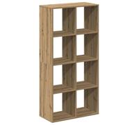 vidaXL Librería divisora Madera Roble Artisan 69,5x29x137,5 cm, estantería, estantería para Libros, librerías, estantería para Libros, librería
