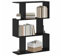 vidaXL Librería Roble Negro 70 x 14 x 97 cm Madera de ingeniería, Sala Moderna, Estante Rectangular, Mueble Resistente, exhibidor Minimalista, solución para tu Biblioteca en casa