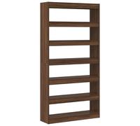vidaXL Librero Roble marrón Madera 100 x 30 x 198 cm