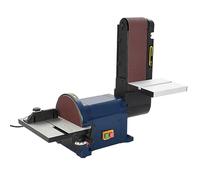 vidaXL Lijadora de Disco y Banda Herramientas Serruchos Garaje Profesionales Taller Bricolaje Ferretería Accesorios Equipos Mecánica 500 W 200 mm