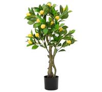 vidaXL Limonero Artificial 234 Hojas 90 cm Verde