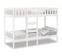 Litera de Madera Maciza de Pino 80x200 cm, Marco de litera, Estructura de litera Infantil, vidaXL