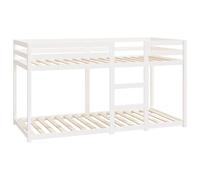vidaXL Litera de Madera Maciza de Pino 90x200 cm
