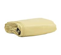 vidaXL Lona 650g / m² Beige 5 x 5 m Lona con Recubrimiento de PVC, Cubierta para jardín y terraza, Lona Resistente a la Intemperie, Tela Suave, protección Exterior
