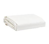 vidaXL Lona, Funda Impermeable para Mueble Leñero Remolque Bicicleta Coche Camión, Cubierta de Techo de Camping, Hoja de Suelo, Blanca