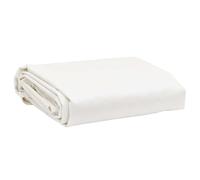 vidaXL Lona, Funda Impermeable para Mueble Leñero Remolque Bicicleta Coche Camión, Cubierta de Techo de Camping, Hoja de Suelo, Blanca