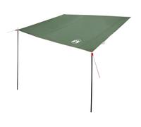 vidaXL Lona de Camping Impermeable Verde 460 x 240 cm - Está Hecha de tafetán de poliéster Resistente, Ideal para el Aire Libre. Es Transpirable, aguanta el Viento y es a Prueba de Fuego. Viene con