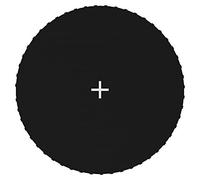 vidaXL Lona de Salto para Cama Elástica Redonda Suelo Recambio Repuesto Trampolín Juego de Aire Libre Exterior Terraza Tela Negro