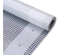 vidaXL Lona Impermeable 260 g/m² 1,5x5 m Blanca Cubierta Plástico Invernadero