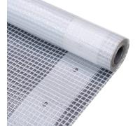 vidaXL Lona Impermeable 260 g/m² 2x5 m Blanca Plástico de Invernadero