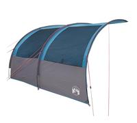vidaXL Lona Impermeable de para Camping - Ajustable en Altura, Color Azul, Retardante de Llamas y Resistente al Viento. Incluye Anclajes para el Suelo, Actividades al Aire Libre como p
