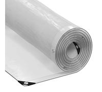 vidaXL Lona transparente con ojales polietileno 2x12 m, lona transparente, lona transparente de alta resistencia, lona transparente, lona transparente