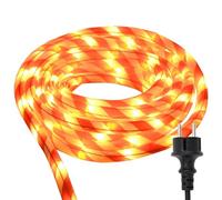 vidaXL Luz de Cuerda con 240 LED Cálido 10 m PVC, Luces de Cuerda para Exteriores, decoración de Temporada, Luces LED para ambientes y Fiestas
