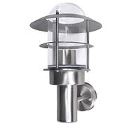 vidaXL Luz de Pared de Patio Lámpara Acero Inoxidable