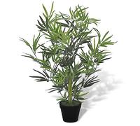 vidaXL Maceta Bambú Artificial 80 cm Planta Decorativa Casa Jardín Decoración