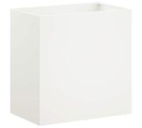 vidaXL Macetero de Jardín Blanco 50 x 30 x 40 cm