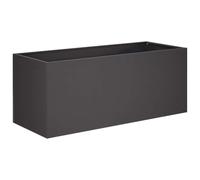 vidaXL Macetero de Jardín Negro 100 x 40 x 40 cm