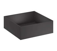 vidaXL Macetero de Jardín Negro 40 x 40 x 20 cm Acero Laminado en frío