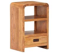 vidaXL Mesita de noche Madera de acacia – Acabado miel