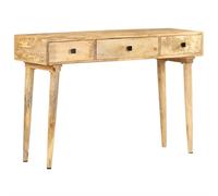 vidaXL Madera de Mango Mesa Consola Entrada Pasillo Recibidor Auxiliar Decoración Hogar Casa Escritorio 115x35x76 cm