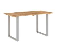 vidaXL Madera Maciza de Acacia Mesa de Comedor Cocina Muebles Salón Casa Sala de Estar Fácil de Montar Colocar Artículos Celebrar Comidas