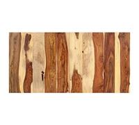 vidaXL Madera Maciza Sheesham Tablero para Mesa Superficie Repuesto Encimera Comedor Sala de Estar Salón Cocina Restaurante 120x60x(2,5-2,7) cm