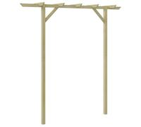 vidaXL Madera Pergola de jardín 200x40x205 cm Rosas Plantas trepadoras Voute