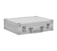 vidaXL Maletín para Armas de Aluminio y ABS Plateado