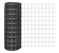 vidaXL Malla Euro Fence Gris 10x1m 100x100mm Valla Cerca Verja Alambrada Reja