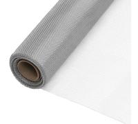 vidaXL Malla Mosquitera Privacidad Pantalla Balcón Jardín Patio Terraza Protector Solar Valla Ocultación Toldo de Acero Inoxidable Plateada 60x1000 cm