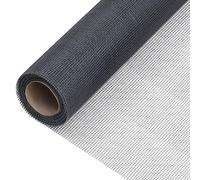 vidaXL Malla Mosquitera Privacidad Pantalla Balcón Jardín Patio Terraza Protector Solar Valla Ocultación Toldo de Fibra de Vidrio Gris 60x500 cm