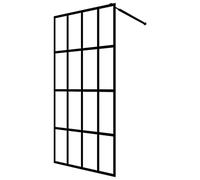 vidaXL Mampara de Ducha Accesible Puerta Cubículo Cabina Cierre Baños Bañeras Separadores Partición Seguridad Vidrio Templado Transparente100x195 cm