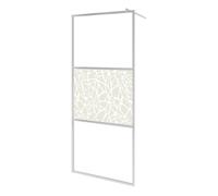 Vidaxl mampara de ducha accesible vidrio esg diseño piedras 100x195 cm