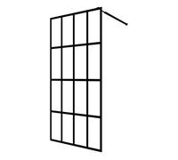 vidaXL Mampara de ducha accesible vidrio templado 80x195 cm