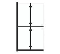 Vidaxl mampara de ducha plegable vidrio esg transparente 120x190 cm