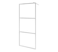 Vidaxl mampara ducha accesible vidrio esg medio esmerilado 100x195 cm