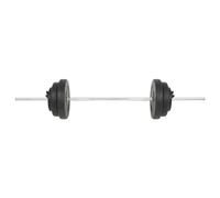 vidaXL Mancuerna con discos 60 kg
