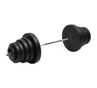 vidaXL Mancuerna con Discos Pesas Entrenamiento Levantamiento Fitness Culturismo Corporal Musculación Ejercicio Deporte Gimnasio Casa 90 kg