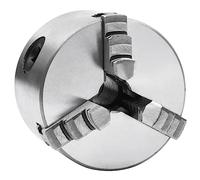 vidaXL Mandril de Torno Autocentrante de 3 Mordazas Mandíbulas Bricolaje Portabrocas de Fresadora Llave de broca Duradero 80 mm Acero