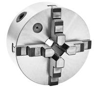 vidaXL Mandril de Torno Autocentrante de 4 Mordazas Mandíbulas Bricolaje Portabrocas de Fresadora Llave de broca Duradero 160 mm Acero
