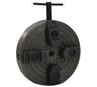 vidaXL Mandril Madera 4 mordazas con conexión M18 Acero Negro 150x63mm, Mandril, Mandril para Torno de Madera, Mandril con 4 mordazas, portabrocas